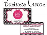 Perfectly Posh Business Card Template Items Similar to Perfectly Posh Diy Business Cards for