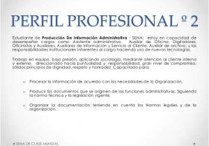 Perfil Profesional Resumen Diapositivas Hoja De Vida Octubre 2012 Actualizada