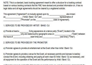 Performance Based Service Contract Template Performance Agreement Contract Sample 10 Examples In