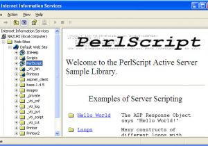 Perl Script Template Activeperl Perl for Windows Perl Script Example Loaded