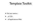 Perl Template toolkit Perl Template toolkit