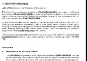 Permanent Contract Of Employment Template 9 Permanent Contract Of Employment Template Rppxa