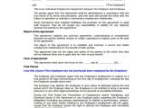 Permanent Contract Of Employment Template Sample Individual Employment Agreement 9 Documents In