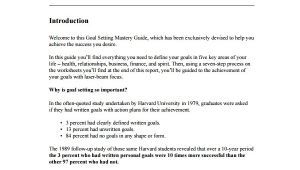 Personal Goal Contract Template 13 Sample Goal Setting Templates Pdf Word