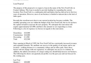 Personal Loan Proposal Template 10 Best Images Of Loan Proposal Sample Document Business
