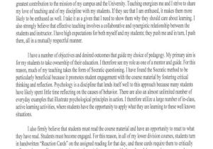 Personal Statement Template for Teaching 9 Teaching Statement Examples Samples