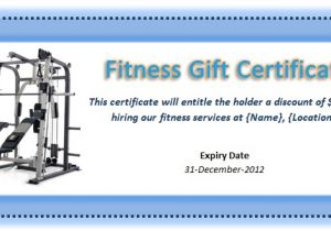 Personal Training Gift Certificate Template 36 Free Gift Certificate Templates Bates On Design
