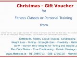 Personal Training Gift Certificate Template Christmas Gift Vouchers Available In south Dublin