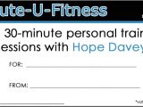 Personal Training Gift Certificate Template Personal Trainer Gift Certificate Template 28 Images