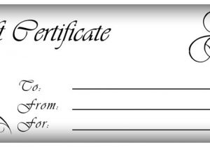 Personalized Gift Certificates Template Free 18 Gift Certificate Templates Excel Pdf formats