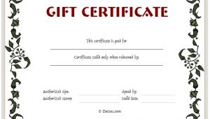 Personalized Gift Certificates Template Free Custom Gift Certificate Template Gift Certificate Templates