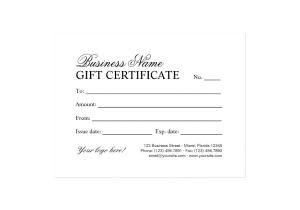 Personalized Gift Certificates Template Free Personalized Christmas Gift Certificate Template Postcard