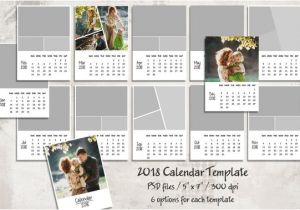 Personalized Photo Calendar Template 2018 Calendar Template 5×7 Personalized Calendar Pocket