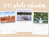 Personalized Photo Calendar Template 2018 Custom Photo Calendar Stationery Templates