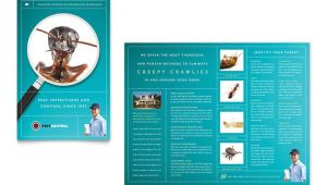 Pest Control Brochure Template Pest Control Services Brochure Template Word Publisher
