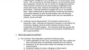 Pest Control Contract Proposal Template 10 Best Images Of Cost Plus Proposal Sample Sample