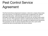 Pest Control Contract Proposal Template 28 Simple Pest Control Contract Template Pest