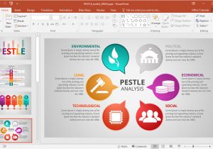 Pestel Analysis Template Word Animated Pestle Analysis Presentation Template for Powerpoint