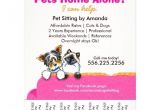 Pet Sitting Brochure Template Free Pet Sitter Ad Yorkie Cat Couch Pink Tear Sheet Flyers