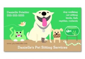 Pet Sitting Business Card Templates 37 Best Pet Sitting Business Cards Images On Pinterest