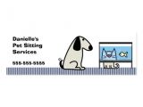 Pet Sitting Business Card Templates Pet Sitting Business Card Templates Page4 Bizcardstudio