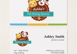 Pet Sitting Business Card Templates Pet Sitting Service Business Card Zazzle Com