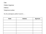 Petition Sign Up Sheet Template 24 Sample Petition Templates Pdf Doc Sample Templates