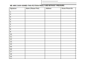 Petitions Template Petition Template 11 Free Word Pdf Documents Download