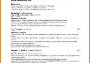 Pharmacist Resume Sample Canada 9 Pharmacist Resume Template Resume Cover Note