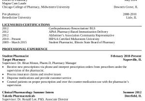 Pharmacy Student Resume 7 Pharmacist Curriculum Vitae Templates Free Word Pdf