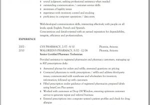 Pharmacy Technician Resume Sample Sample Resume for Pharmacy Technician Sample Resumes
