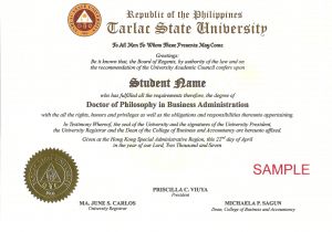 Phd Diploma Template Template Phd Certificate Template