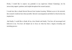 Phd thesis Acknowledgement Template Dissertation Acknowledgement