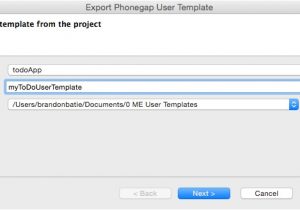 Phonegap Project Template Using Custom Phonegap Mobile Project Templates Genuitec