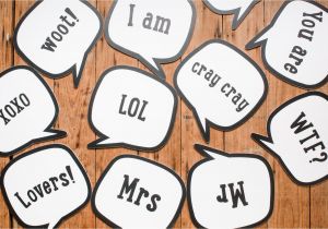Photo Booth Speech Bubble Template Speech Bubbles the Photo Booth Guys