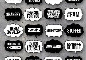 Photo Booth Speech Bubble Template Thanksgiving Talk Bubbles Photo Booth Props Collection