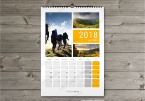 Photo Wall Calendar Template 2018 Wall Calender Planner Monthly Printable Multipage
