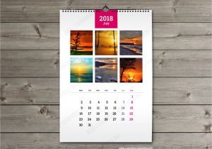 Photo Wall Calendar Template Wall Calendar A3 Printable Photo Yearly Monthly