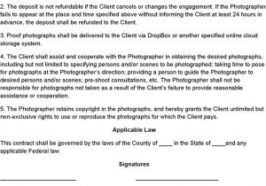 Photographer Contracts Templates Best 25 Photography Contract Ideas On Pinterest