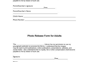 Photographic Release form Template 53 Free Photo Release form Templates Word Pdf