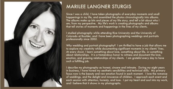 Photography Bio Template Great Wedding Photographer Bio Examples Bio Examples
