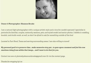 Photography Bio Template Learn How to Write A Photography Bio Page Digital Camera