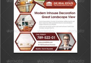 Photoshop Real Estate Flyer Templates Real Estate Corporate Flyer Hexagon Real Estate Real