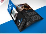 Photoshop Templates for Brochures Creative Agency Trifold Brochure Free Psd Template
