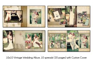 Photoshop Templates for Wedding Albums Psd Wedding Album Template Vintage 10×10 10spread 20