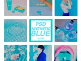 Photoshop Templates Tumblr Psd Aesthetic Blue by Patyoor99 On Deviantart