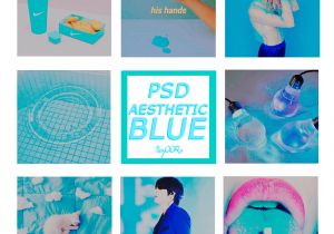 Photoshop Templates Tumblr Psd Aesthetic Blue by Patyoor99 On Deviantart