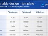 Php Table Template Table Design Template