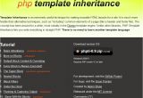 Php Template Inheritance PHP Template Inheritance Two Sigma Technologies