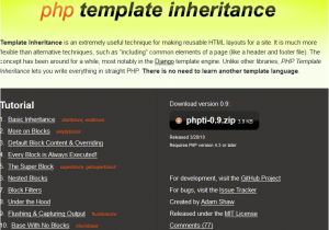 Php Template Inheritance PHP Template Inheritance Two Sigma Technologies
